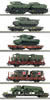 Military Set of 6 Cars