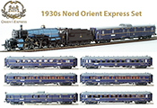 LS Models & Roco Exclusive 1930s Nord Orient Express Set (w/ Sound)