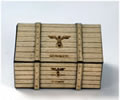1/72 or 1/87 Scale Wooden German Military Crates, 2 per pack. 