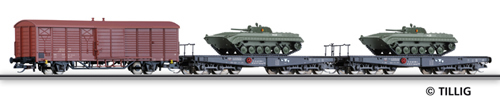 Tillig 01592 - Freight Car Set Tank Transport” (part 1)
