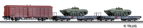 Tillig 01593 - Freight Car Set Tank Transport” (part 2)