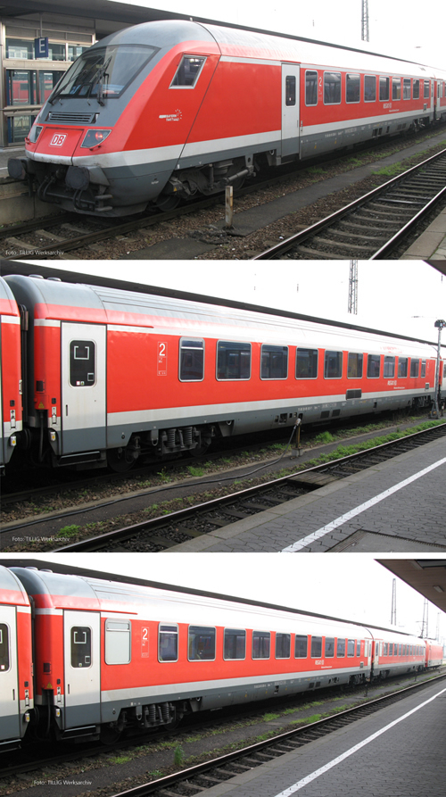 Tillig 01598 - Passenger coach set „München-Nürnberg-Express”