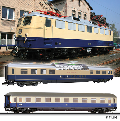 Tillig 01614 - Train Set Rheingold 1 of the DB