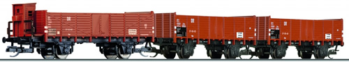 Tillig 01684 - 3pc Freight Car Set of the DR