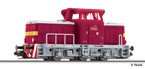 Tillig 04614 - Diesel Locomotive T 334 of the CSD