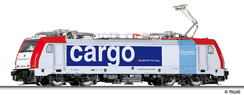 Tillig 04907 - Electric Locomotive E 186 of RAILPOOL GmbH