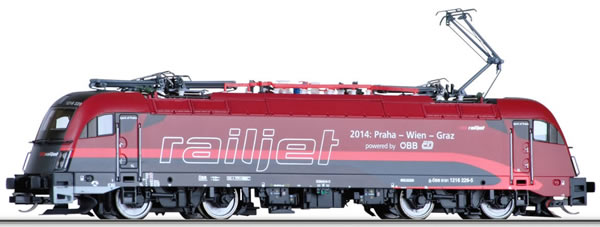 Tillig 04961 - Autrian Electric Freight Locomotive Class 1216 229  Spirit of Praha of the OBB