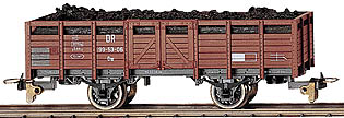 Tillig 05990 - Highboard wagon w/coal loaded