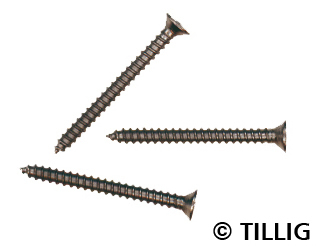 Tillig 08976 - Mini wood screws 100pcs