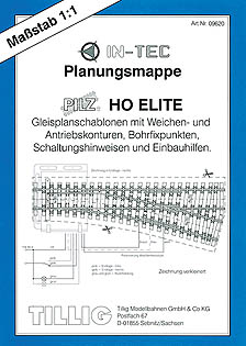 Tillig 09620 - Planning folder, HO-ELITE track system