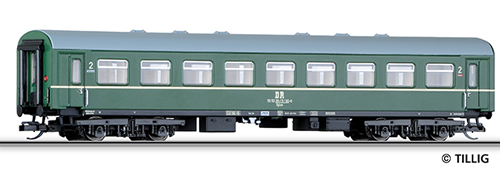 Tillig 16621 - 2nd Class Coach of the DR
