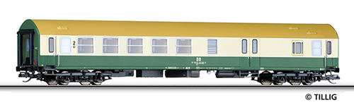 Tillig 16696 - 2nd Class Passenger Coach w. Baggage Compartment