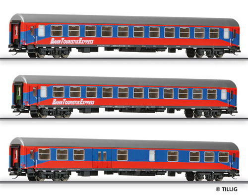Tillig 501023 - Passenger Coach Set BahnTouristikExpress
