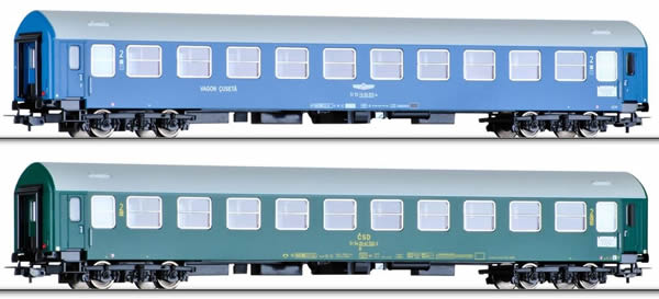 Tillig 70023 - 2pc Passenger Coach Set Type Y / B 70 Balt-Orient-Express 2