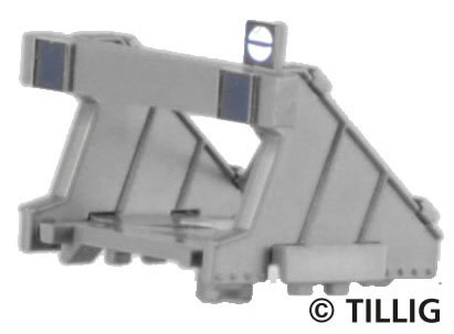 Tillig 83441 - Kit with Four Buffer Stops - Grey