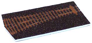 Tillig 86514 - Dark brown Track bedding for straight points, EW2,15°.left branch(85322)
