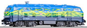 German Diesel Locomotive BR 218 of the DB AG