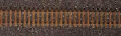 Dark brown Track bedding for straight track,114mm (G2,G5)