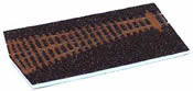 Dark brown Track bedding for straight points, EW2,15°.left branch(85322)