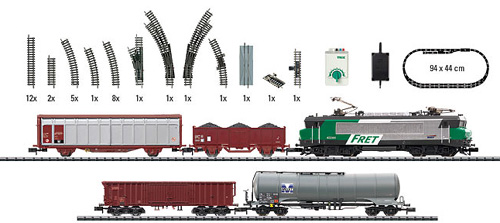 Trix 11484 Fret Sncf Starter Set With A Freight Train Track
