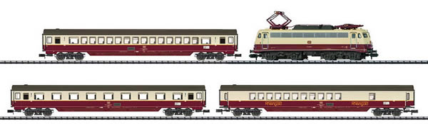 Trix 11627 - German Era IV Rheingold Feeder Express Train Set 