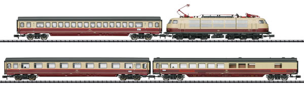 Trix 11628 - German “Rheingold TEE 7” Train Set of the DB