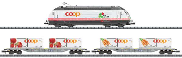 Trix 11638 - Swiss Train Set Refrigerated Transport of Foodstuffs of the SBB (Sound Decoder)