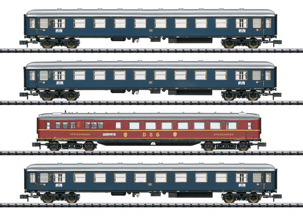 Trix 15132 - “MERKUR” Express Train Passenger Car Set - MHI Exclusiv