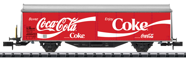 Trix 15223 - SBB Coca-Cola® Type Hbils-vy Sliding Wall Boxcar 