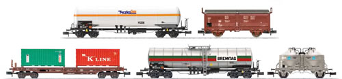 Trix 15285 - Freight Transport DB Car Set