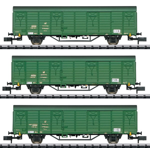 Trix 15312 - German Mail Car-Set Gex of the DR