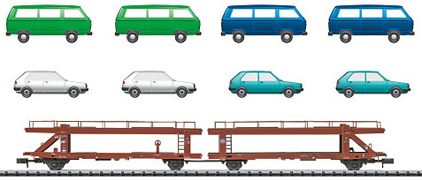 Trix 15441 - German Car Transporters of the DB