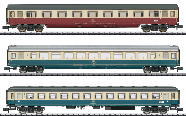 Trix 15460 - IC 611 Gutenberg Express Train Passenger Car Set #2