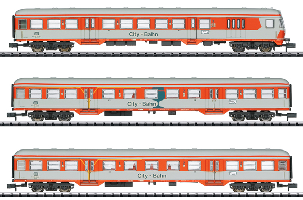 Trix 15474 - DB City Bahn Car Set, Era IV