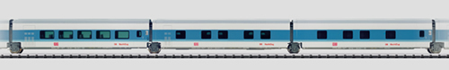 Trix 15551 - German 3pc Express Train Passenger Car Set of the DB AG