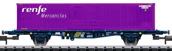 Trix 15649 - RENFE Container Transport Car