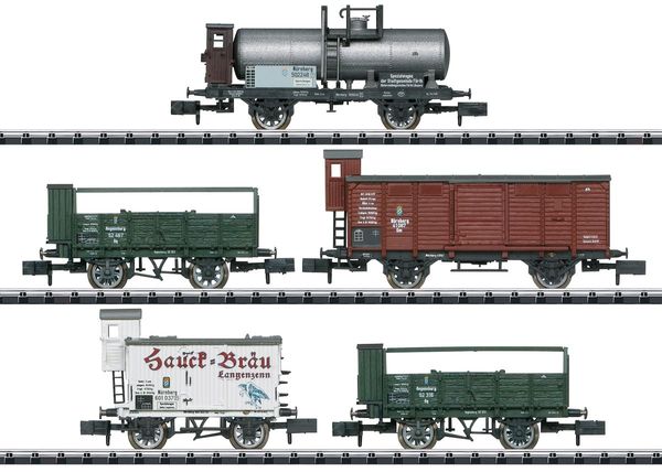 Trix 15715 - “150 Years of the Vizinal Railways” Freight Car Set of the DB