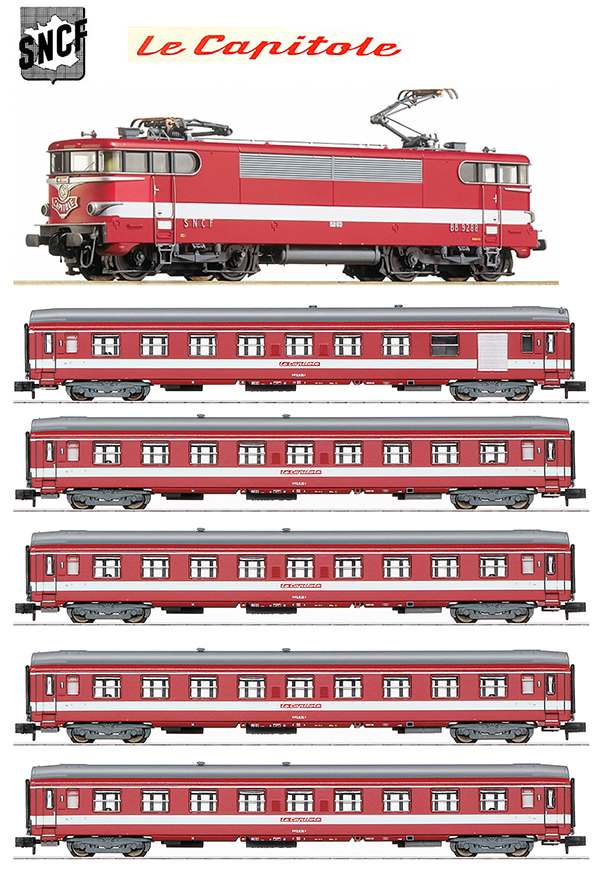 Trix 16691-1 - French LeCapitole Express Train Set (Digital Sound)