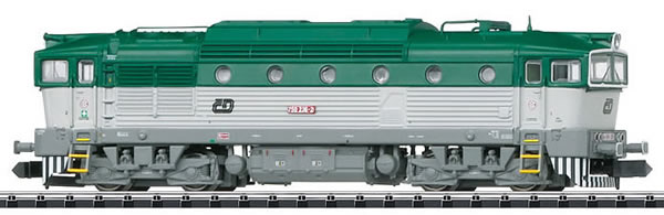 Trix 16735 - Czech Diesel Locomotive Class 750 of the CD (DCC Sound Decoder)