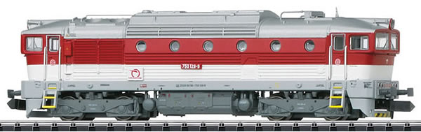 Trix 16736 - Slovenian Diesel Locomotive Class 750 of the ZSSK (DCC Decoder)
