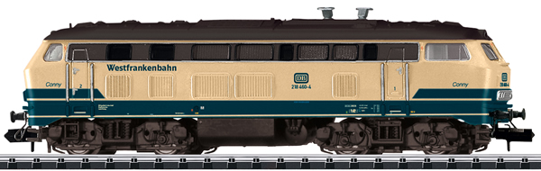 Trix 16821 - German Diesel Locomotive Class 218 CONNY of the DB AG (Sound)