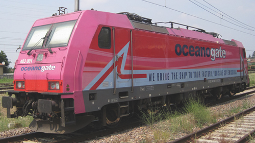 Trix 16872 - Italian Electric Locomotive Rh 483 OCEANOGATE, Digital