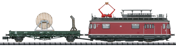 Trix 16992 - German Powered Catenary Maintenance Rail Car (Sound) - MHI Exclusive