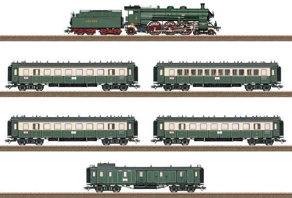 Trix 21360 - German “Bavarian Express Train” Set  of the DB (DCC Sound Decoder)