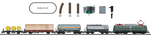 Trix 21525 - German Starter Set Cargo transport of the 60s of the DB AG (DCC Sound Decoder)
