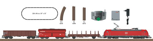 Trix 21527 - German Digital Starter Set BR 185 w. Freight Train