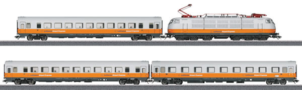 Trix 21680 - German Lufthansa Airport Express Train Class 103 of the DB (DCC Sound Decoder)