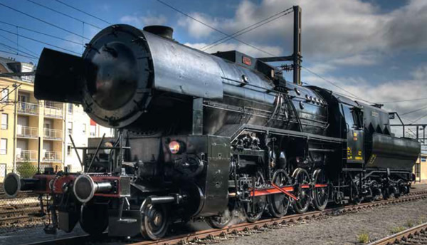 Trix 22220 - Luxembourg Heavy Steam Freight Locomotive Road Number 5519, Museum of the CFL (DCC Sound Decoder)