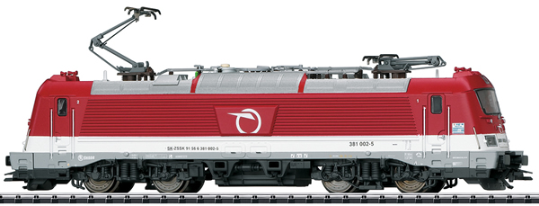 Trix 22287 - Slovakian Electric Locomotive Class 381 of the ZSSK