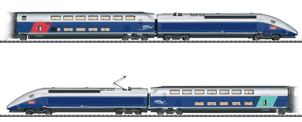 Trix 22381 - French TGV Euroduplex High-Speed Train of the SBCF (DCC Sound Decoder)